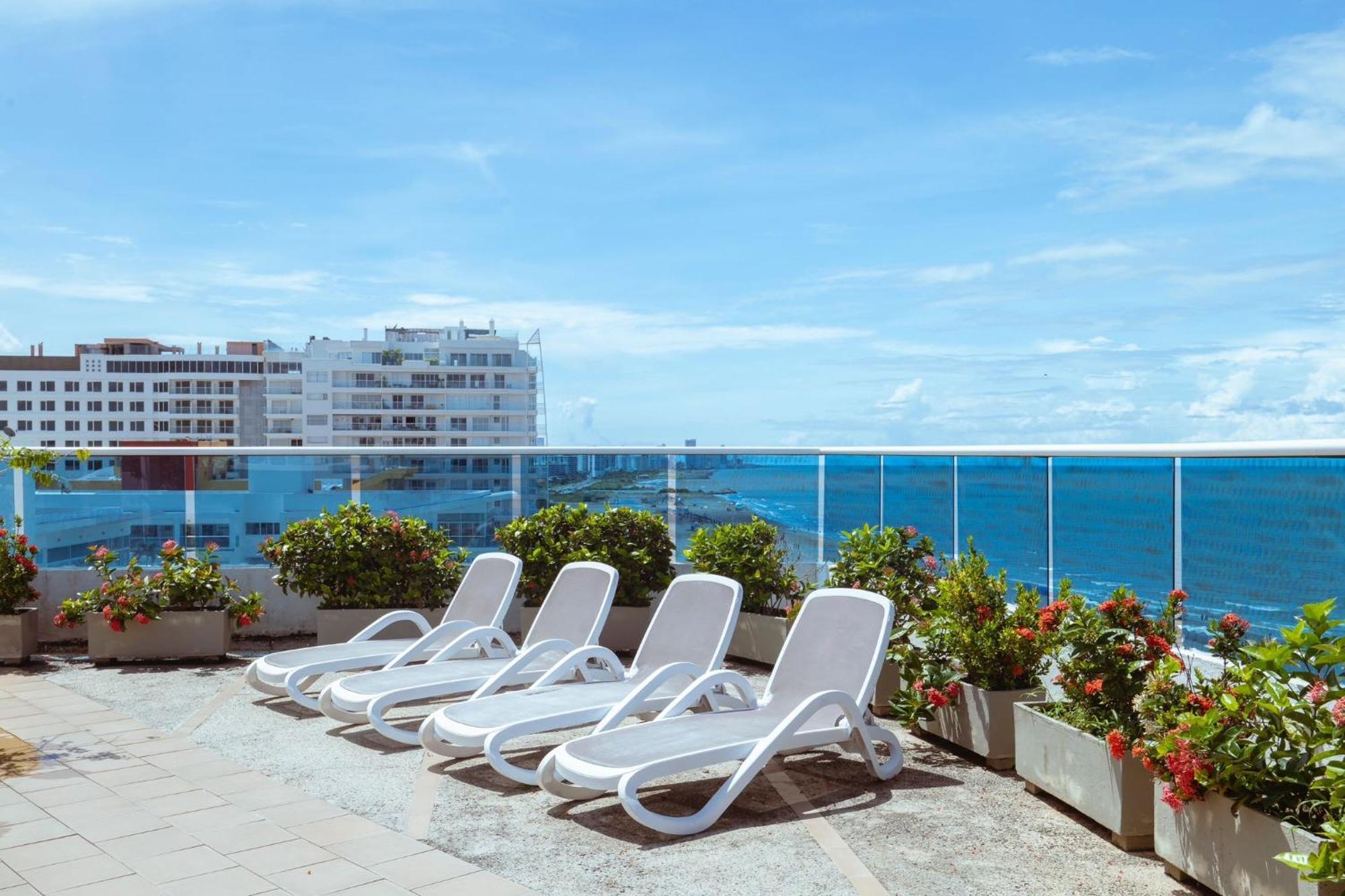 Luxury Apartment, Sector Morros, Vista Y Salida Al Mar Edificio Sunshine Картахена Экстерьер фото
