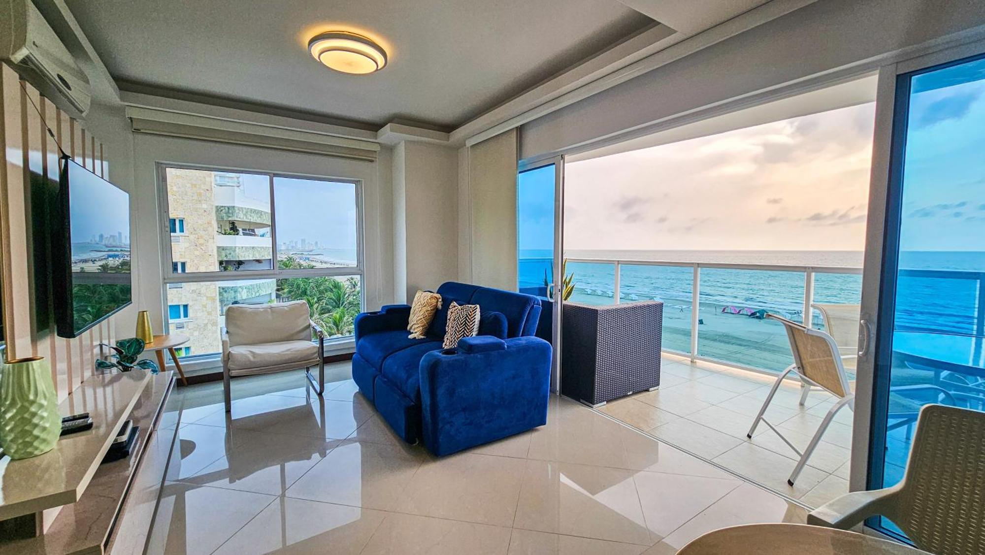 Luxury Apartment, Sector Morros, Vista Y Salida Al Mar Edificio Sunshine Картахена Экстерьер фото