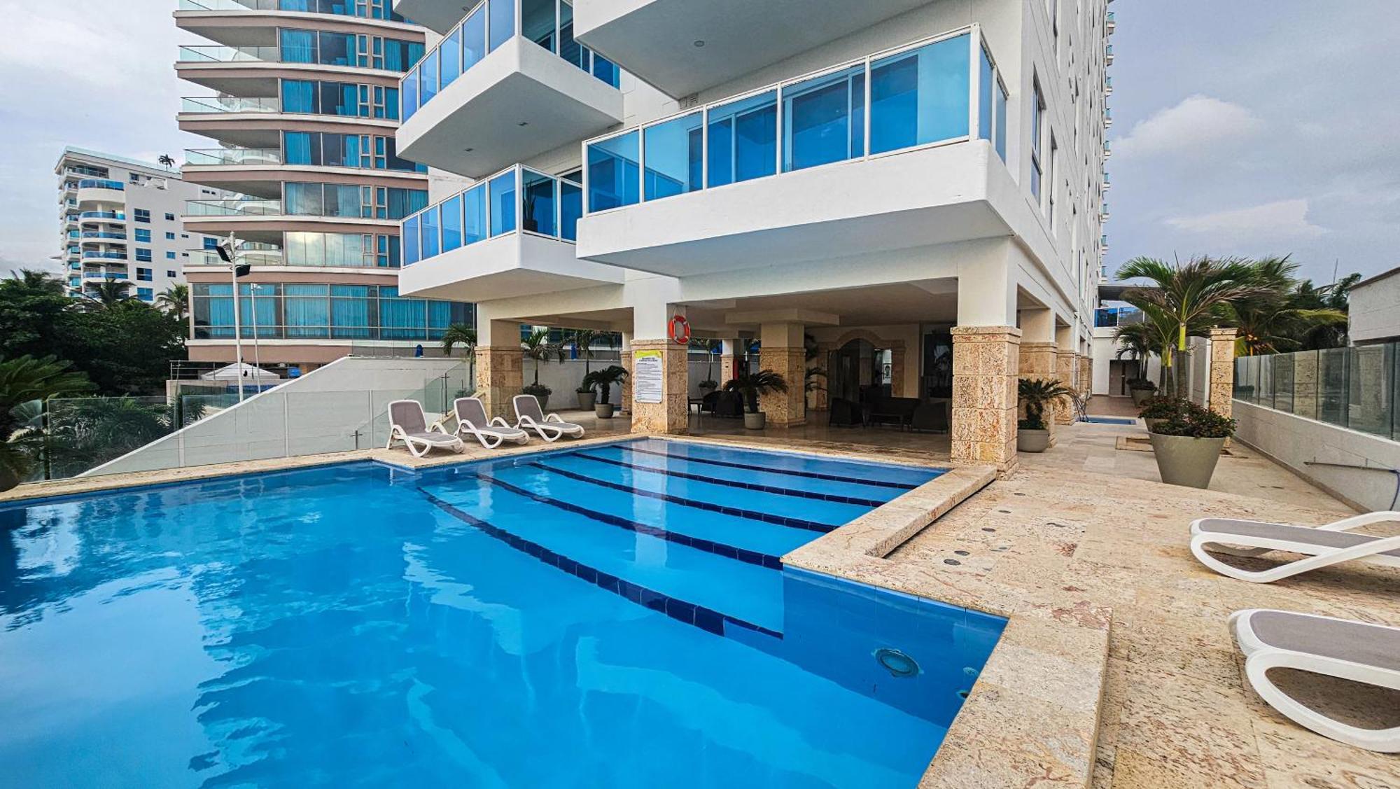 Luxury Apartment, Sector Morros, Vista Y Salida Al Mar Edificio Sunshine Картахена Экстерьер фото